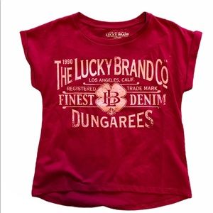 Lucky Brand girls graphic tee